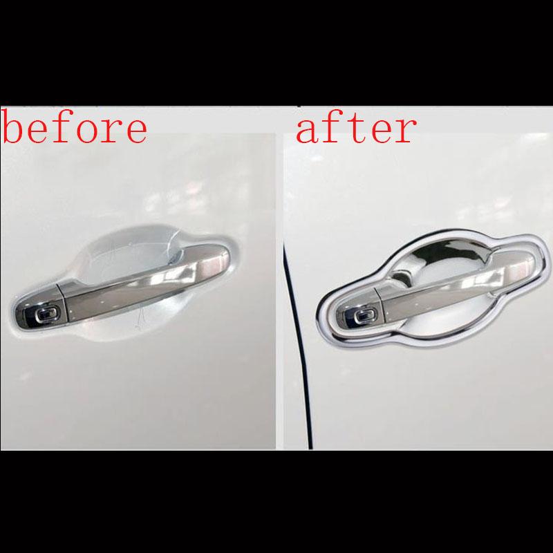Für TOYOTA Alphard 2016-2018 ABS Chrom Auto Türgriff Schüssel Schutz Abdeckung Zierleiste Auto Styling Auto Zubehör