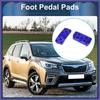 2Pcs Automatic Foot Accelerator Pedal Covers for Subaru Forester 06-18 Blue