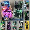 Midoriya Izuku Deku MHA My Hero Phone Case Cover for iPhone 11 12 13 Mini 14 15 Plus 16 Pro Max 17 Air 7 8 + SE Art Customized F