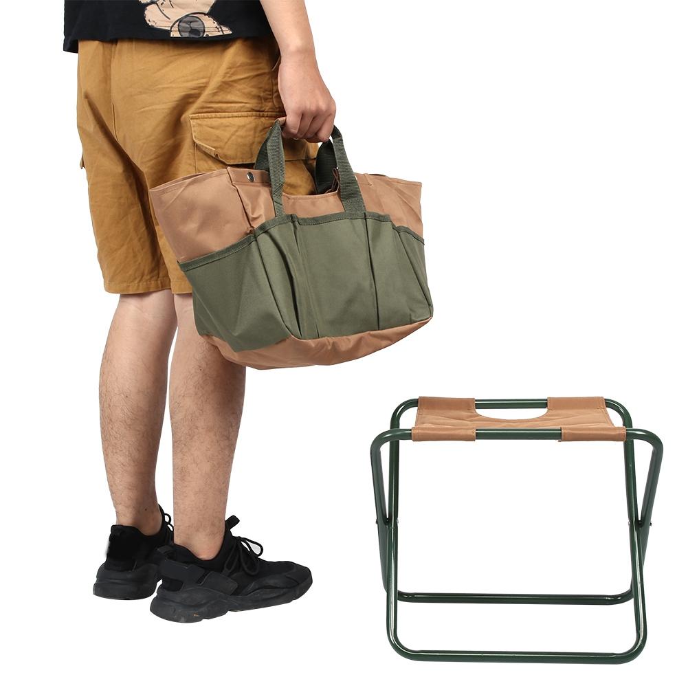 Portable Folding Chair Camping Stool with Storage Bag for Indoor Outdoor Fishing Travel Beach BBQ