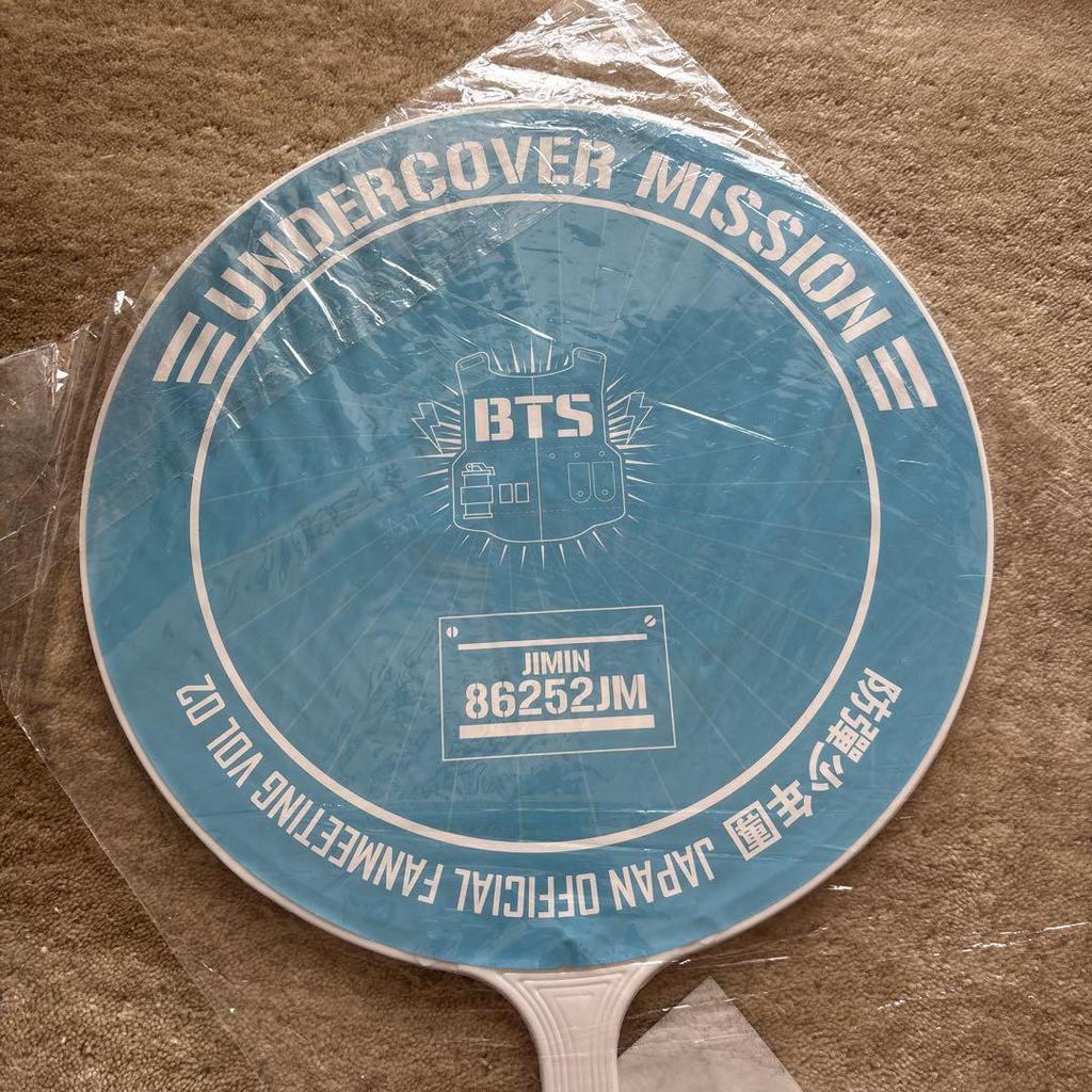 [USED] Rare! BTS 2015 Fan Meeting UNDERCOVER MISSION Fan Jimin