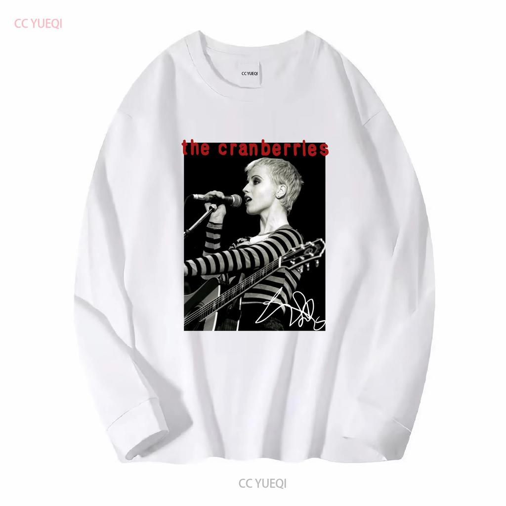 Gorąca Dolores O Riordan The Cranberries Bawełna Męska Wszystkie Rozmiary Koszulka 1N2837 z długim lub krótkim rękawem vintage Prana homme Oddychająca