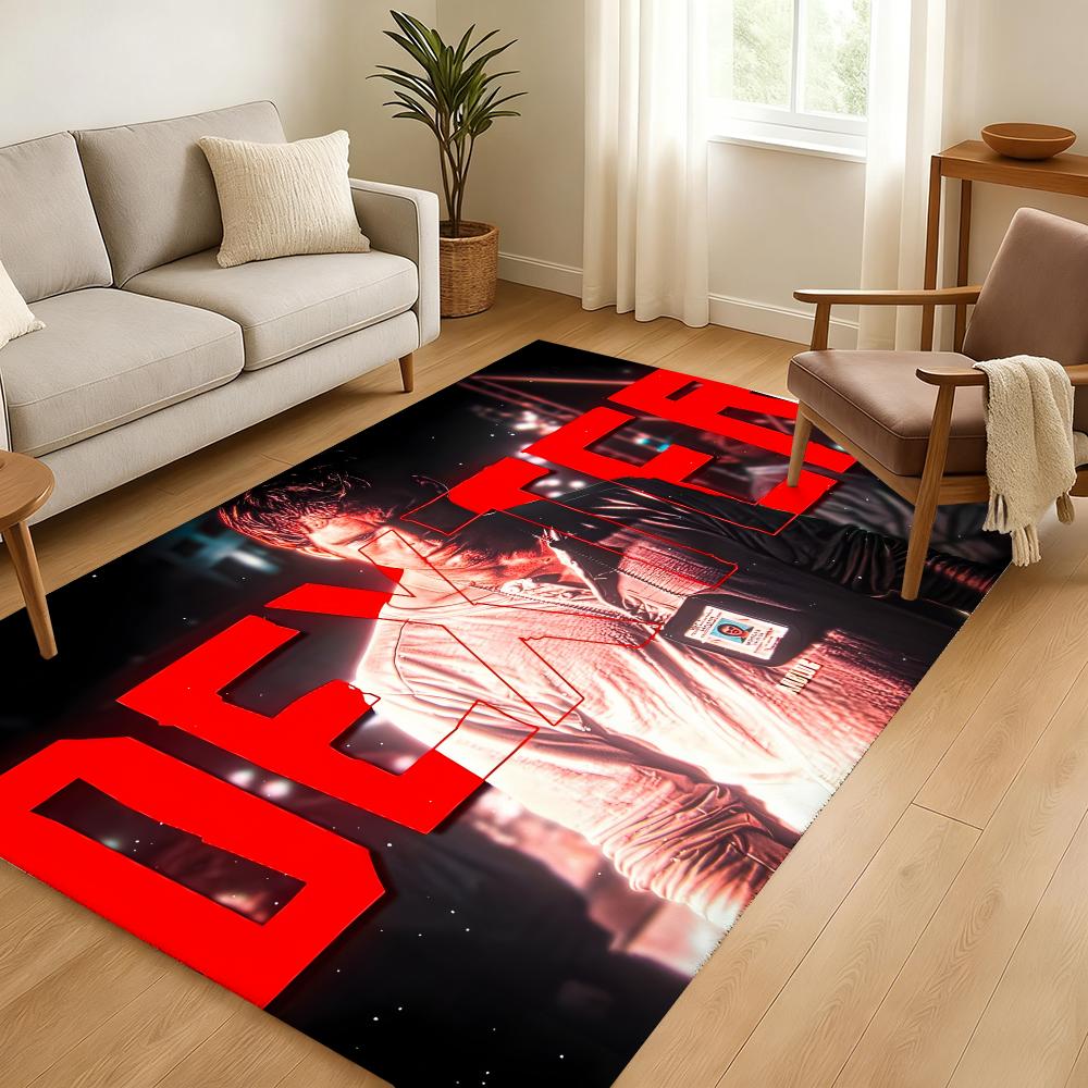 TV Series Horror D-Dexter Floor Mat Soft Thickened Absorbent Non-Slip Bedroom Living Room Door Mat Home Decor Flannel Rugs