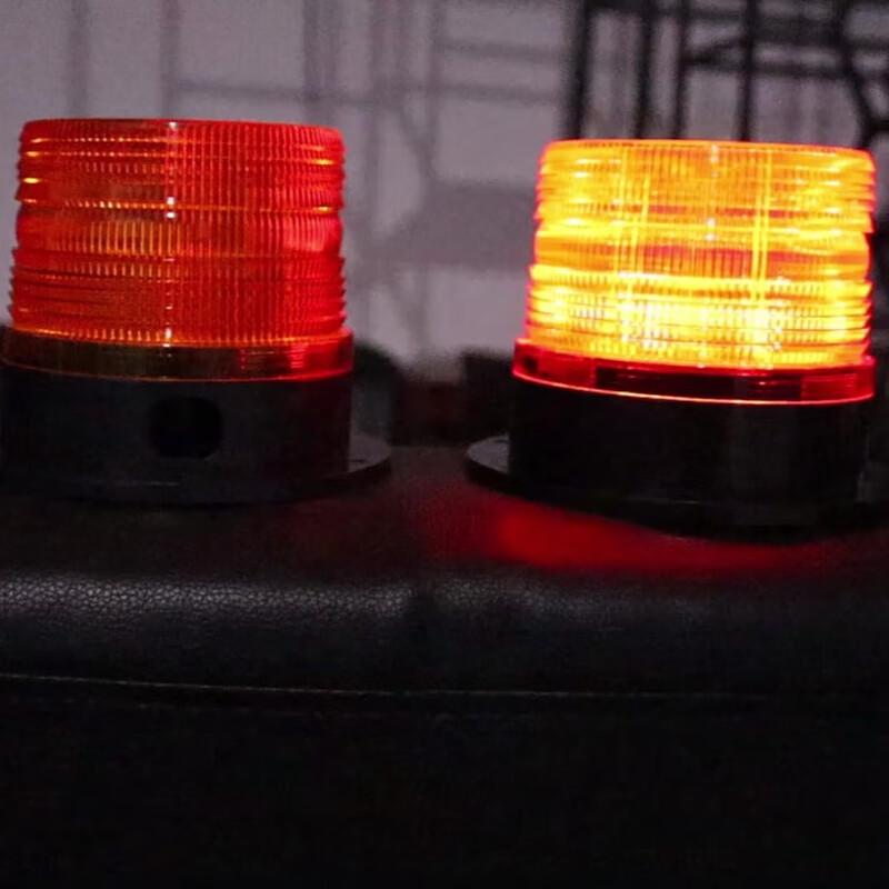 OLOMM Solar LED Warning Strobe Light