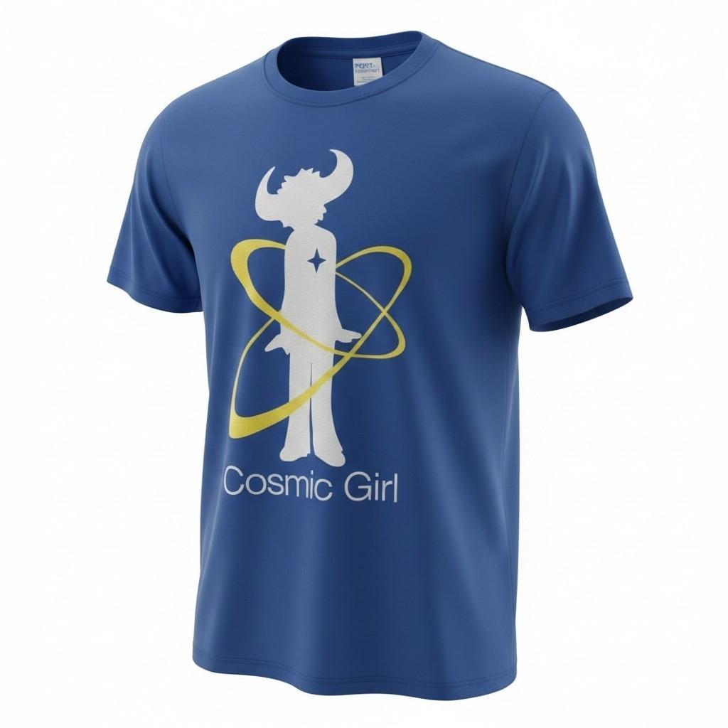 Jamiroquai Official Cosmic Girl Buffalo Logo T-Shirt Blue Size M A1933 XXXL