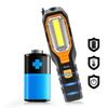 COB Compact Work Light Plastic Hook Design Lightweight Car Garage Mechanic Lamp Bright Energy Saving Warning Torch Camping