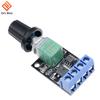 Gleichstrommotor Geschwindigkeitsregler PWM Stufenloser Geschwindigkeitsregler LED-Dimmung 5V-16V 10A Ultrahohe Linearität Bandumschalter