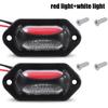 12-24V LED Car Truck License Plate Lights Waterproof White Red Side Marker Light for Car Motorcycle Van SUV Signal Tail Lamp