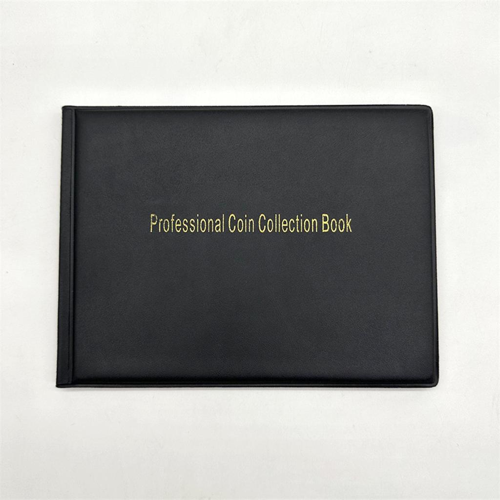 240 Coin Collection Album for Ancient Coin Currency Collection Supplies with Protective Cover Vintage Coin Storage Album