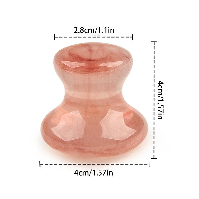 1 Pcs Natural Resin Mushroom Shape Massager Facial Roller Beauty Massage Eye Neck Care Slimming Tools Health Beauty Tools