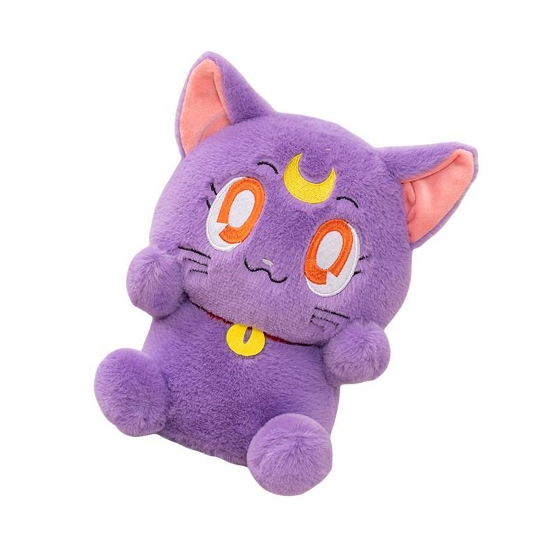 Süßes Mädchen Sailor Moon Katze Plüschtier Mit Weicher PP-Baumwolle Für Kinder Geschenk