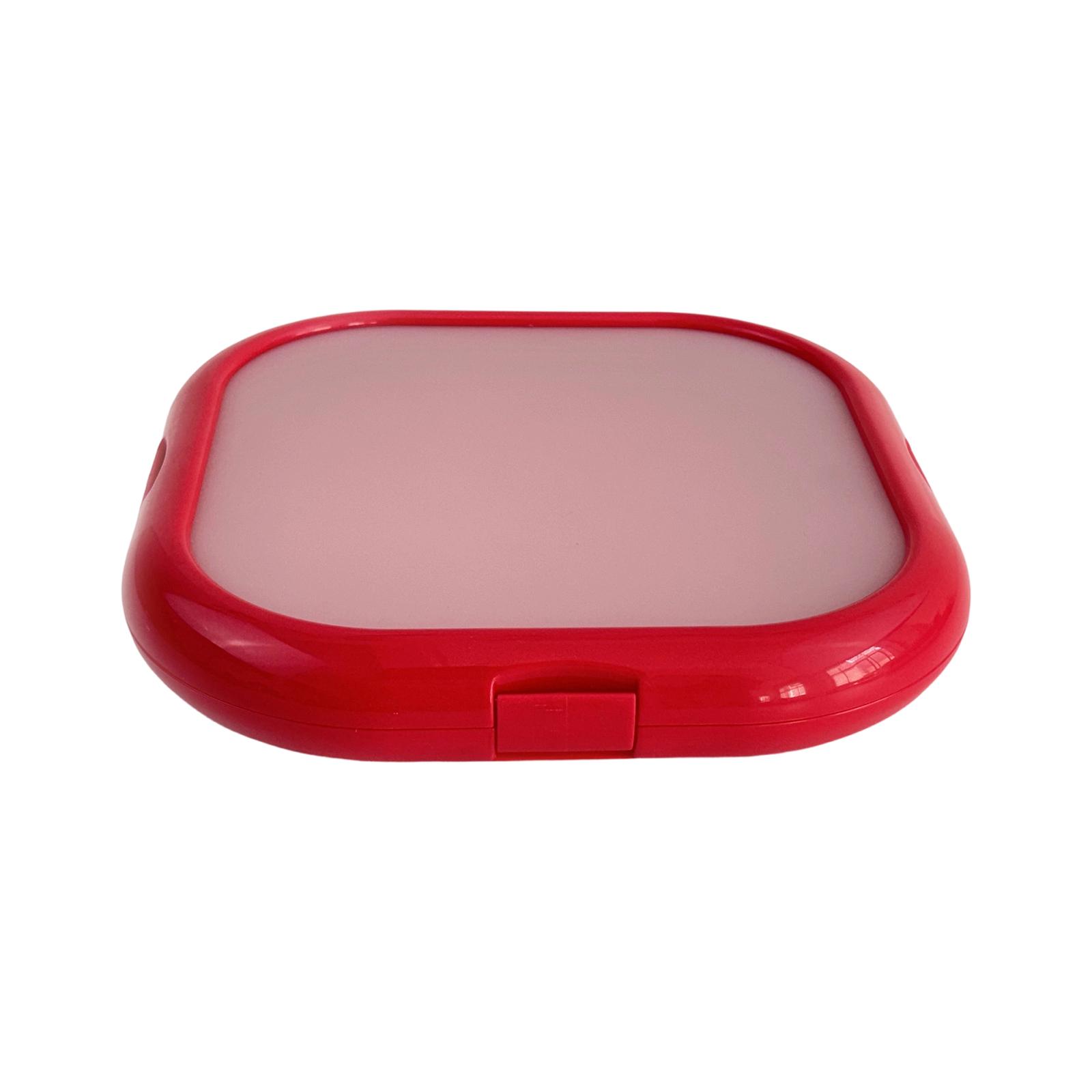 

Sandwich Box Microwavable Lunch Box Reusable Sandwich Box Sandwich Bento Box Portable Take-out Lunch Box One Size червоний