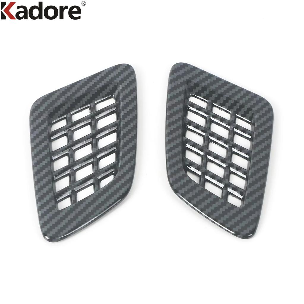 Car Front Upper Air Condition Vent Outlet Cover Trim For Honda CRV CR-V  2024 Carbon Fiber Interior Mouldings Accessories