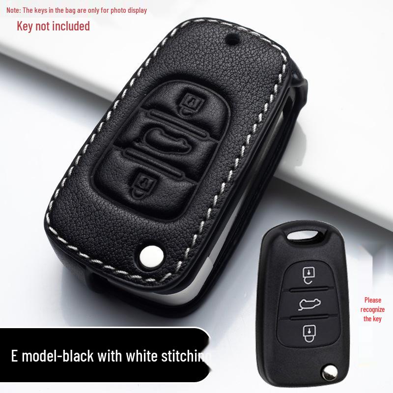 Copri Portachiavi in Vera Pelle Premium per Modelli Hyundai Elantra, Mistra, Reina, ix25, Verna, ix35 e Tucson