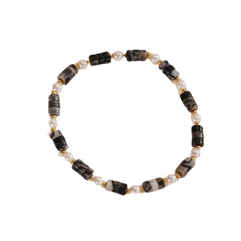 Retro Summer Pearl Bracelet with MIYUKI Seed Beads - High-End Niche Design