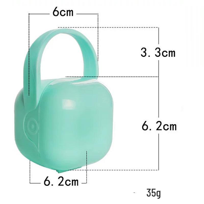 Silicone Cartoon Baby Pacifier with Anti-Drop Chain and Case