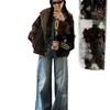 Women's 2025 Winter Double-Sided Velvet Snow Eagle Retro Cotton Parka Coat