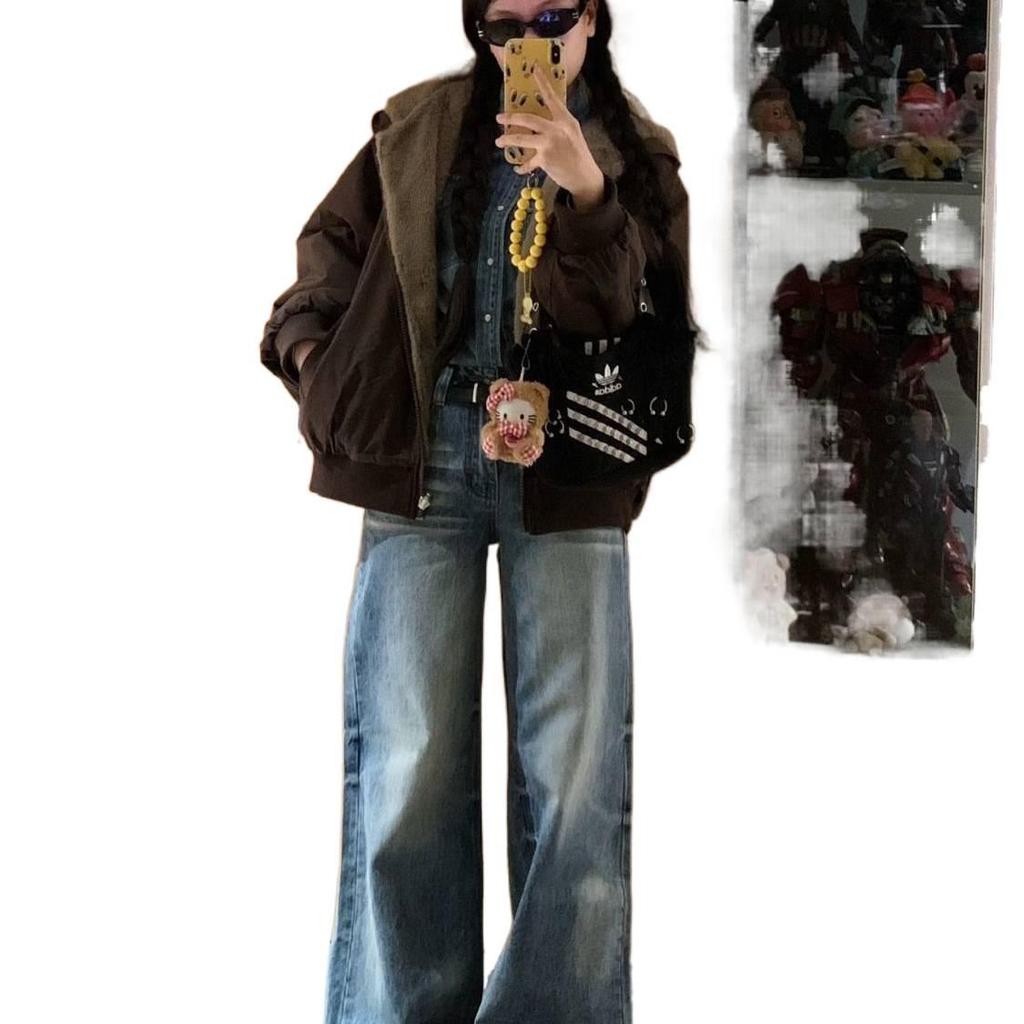 Women's 2025 Winter Double-Sided Velvet Snow Eagle Retro Cotton Parka Coat