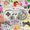 50Pcs Cartoon Game Console Personalized Sticker Graffiti Creative Helmet Toy  Mobile Phone Computer Refrigerator Desk Decoration