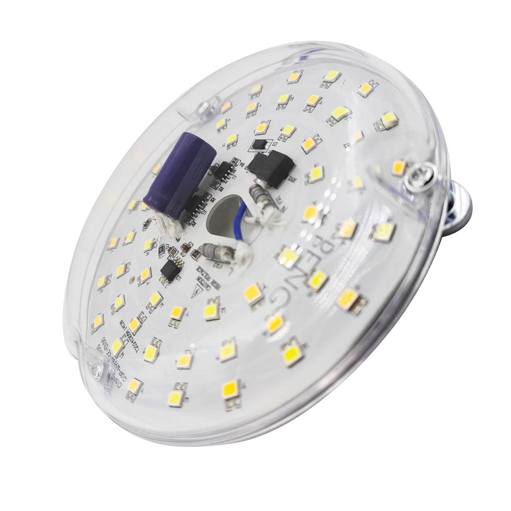 4 Inch Ceiling Fan LED Light Replacement 15w 3CCT 3000K 4000K 6000K 3 Color Dimmable Round LED Ceiling Fan Retrofit Kit