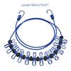 Stretch Clotheslines Elastics Clotheslines Travel Washing Line Adjust able Retractable Airer Wind proof Rope with 12Clip