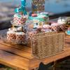 Rustic Style Vertical Napkin Dispenser Retro Tissue Storage Rack  Desktop Use