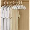15/30pcs Space Saving Hangers Slim Design, Wide Shoulder Non-Slip for Shirts Dresses, Closet Organizer Set To Maximize Space