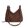 Vintage minimalistická taška z jelenice: Dámská crossbody a taška přes rameno s velkou kapacitou 2025