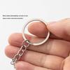 Triangle Tip Keychain Pendant, 25/30mm Keyring Chain DIY Jewelry Accessory