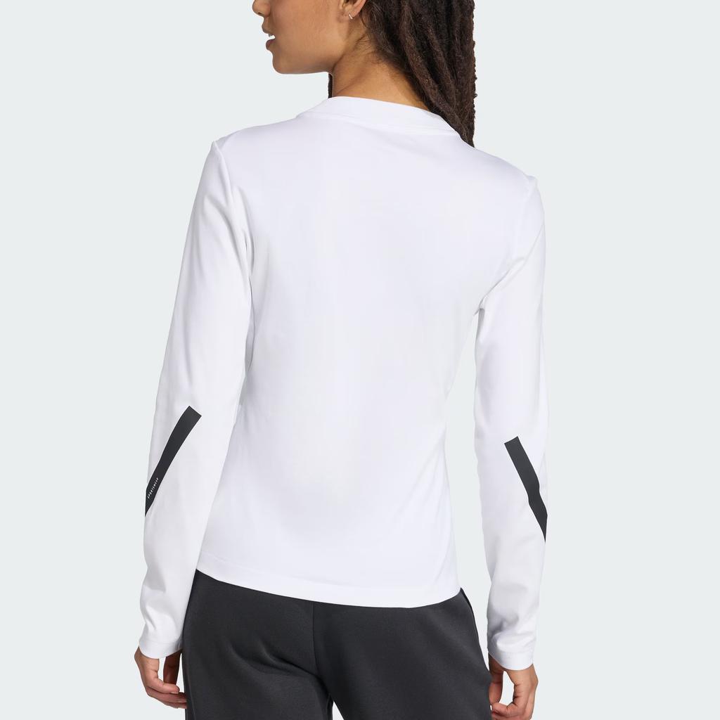 Adidas True Healing Series Round Neck Pullover Slim Fit Long Sleeve T-Shirt Women T-Shirts KE4906