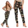 Women's Loose Trousers Straight Leg Airy for Summer Patterned Moraj Xxl