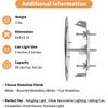Upgrade R5 and 6 Complete Recessed Can Light Conversion Kit, Ceiling Light Fixture, Pendant & Hanging Light, Ceiling Fan Compatible, 7¾ Inch Flat