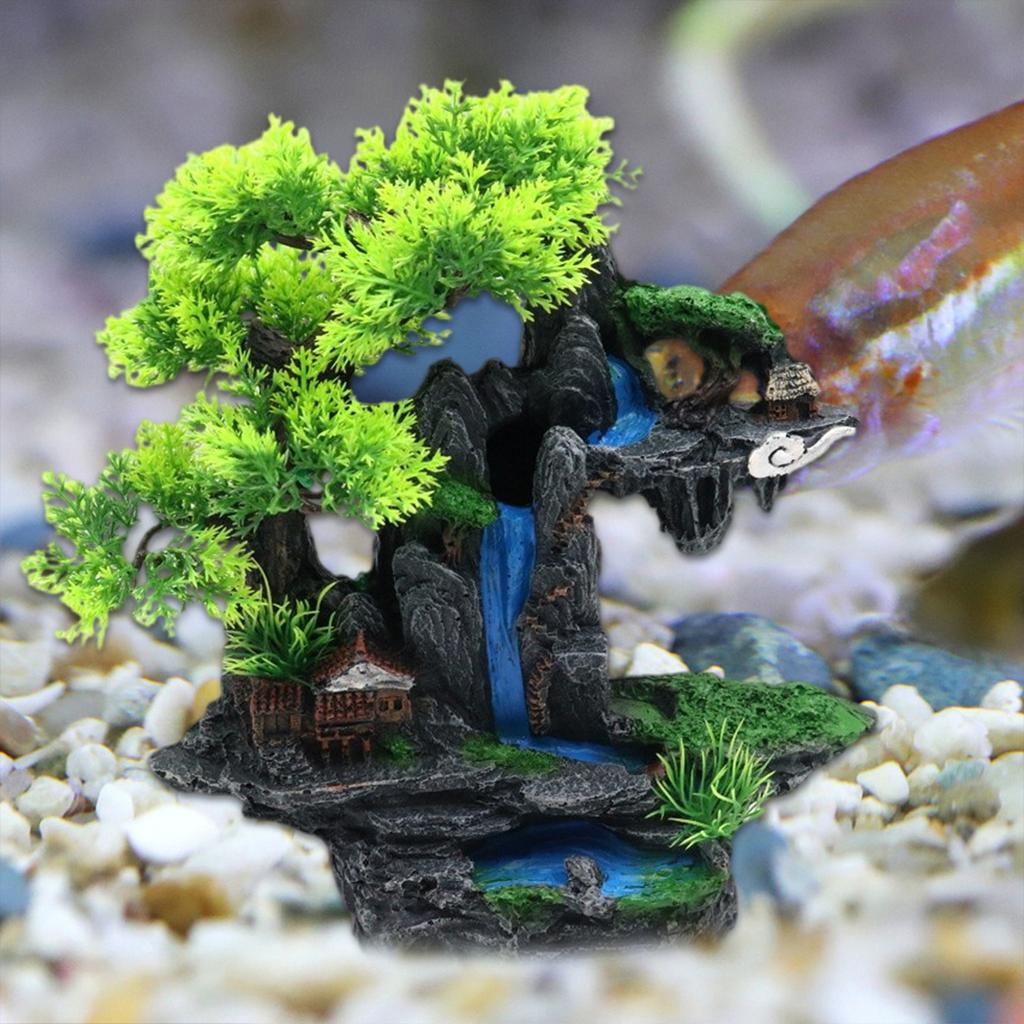 Aquariums Landscape House Resins Aquariums Decorations Art Crafts Terrarium Habitat Ornaments Photo Props