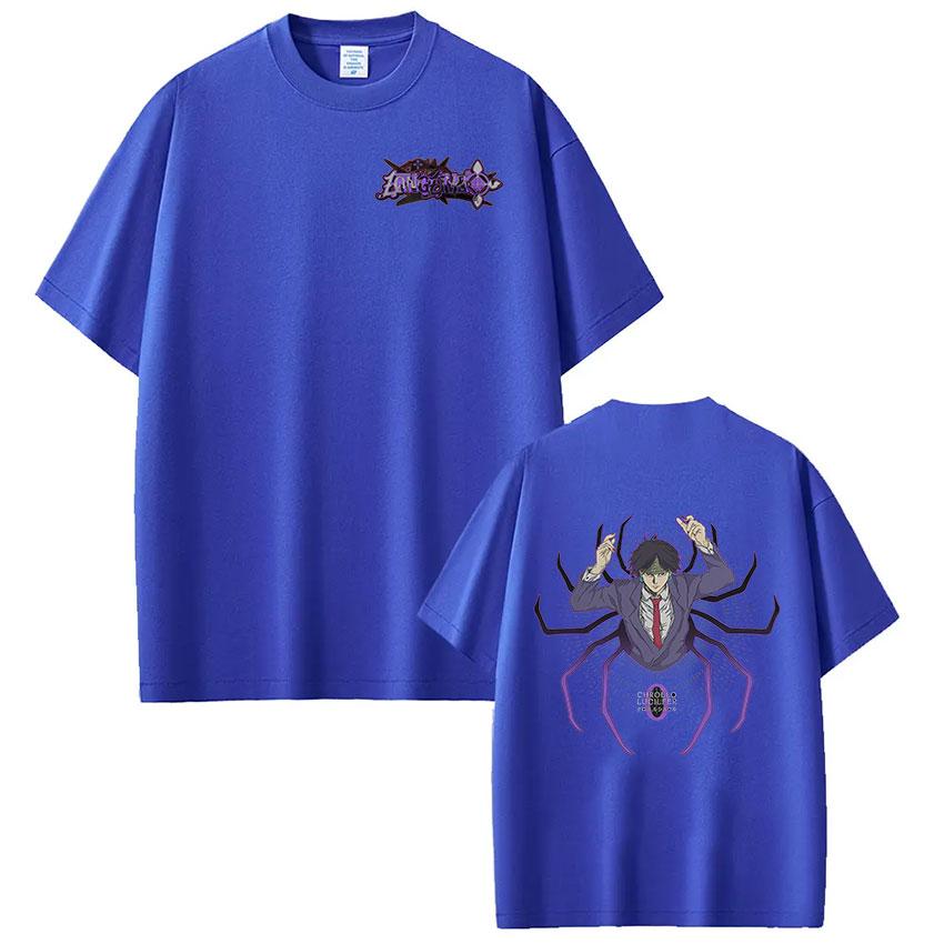 Anime Hunter X Hunter T Shirt Spider Phantom Troupe Chrollo Lucilfer Short Sleeve Tshirt Men Women Cotton Casual Loose Tshirts