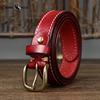 Retro Trend All-match Stitching Decorative Belt for Women Pure Cowhide Hot Jeans Belt