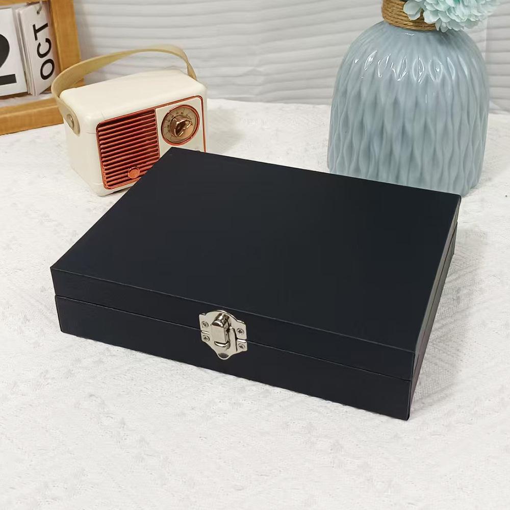 Double-Layer Jewelry Storage Box for Earrings and Rings