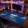 Canterbury-Bankstown Bulldogs Customized Name Text Mouse Pad, Large Desk Mouse Mat Personalized Home Office Present