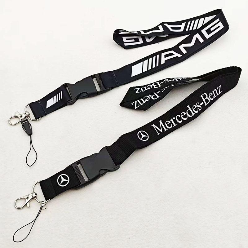AAM1 Luxury Lanyard Keychain For Mercedes-Benz AMG W203 W204 W205 W212 W213 W221 W222 W223 W176 W177 B C E CLA GLA GLC CLE GLS Class