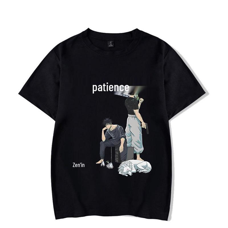Vintage Washed Anime Print Men’s Harajuku T-Shirt