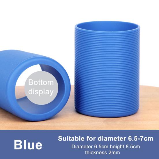 Chránič dna pohárku na vodu Neklouzavý Protiopaření Láhev na vodu Silikonový návlek na baňku Spodní kryt pohárku Ochranný kryt pohárku Příslušenství