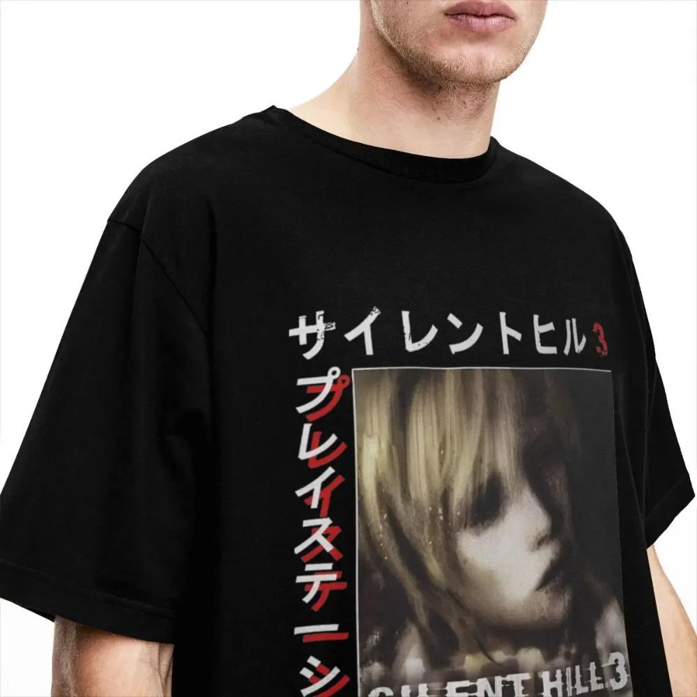 Silent Hill 3 Heather Merchandise Shirt for Men Women Horror Scared Game Vintage Cotton Graphic Printed Tee Shirts