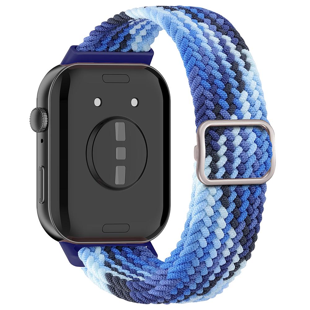 Dla Huawei Watch Fit 3 Regulowany Nylonowy Pleciony Pasek do Zegarka Tkany Styl Pasek na Nadgarstek