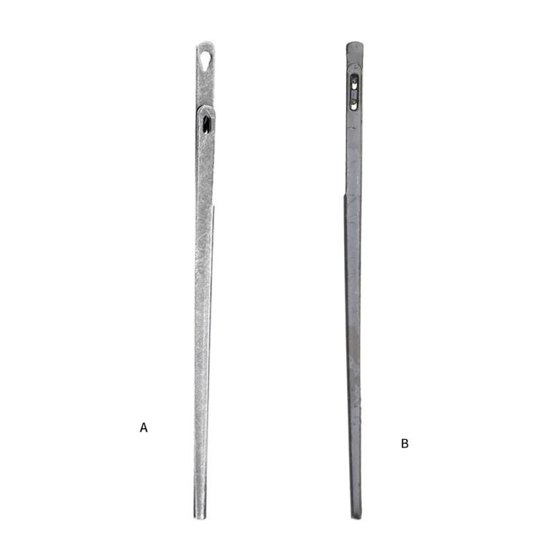 5Pcs  Leather Sewing Needle Single Prong Metal Needle Double Prong Metal Needle Leathercraft Tool
