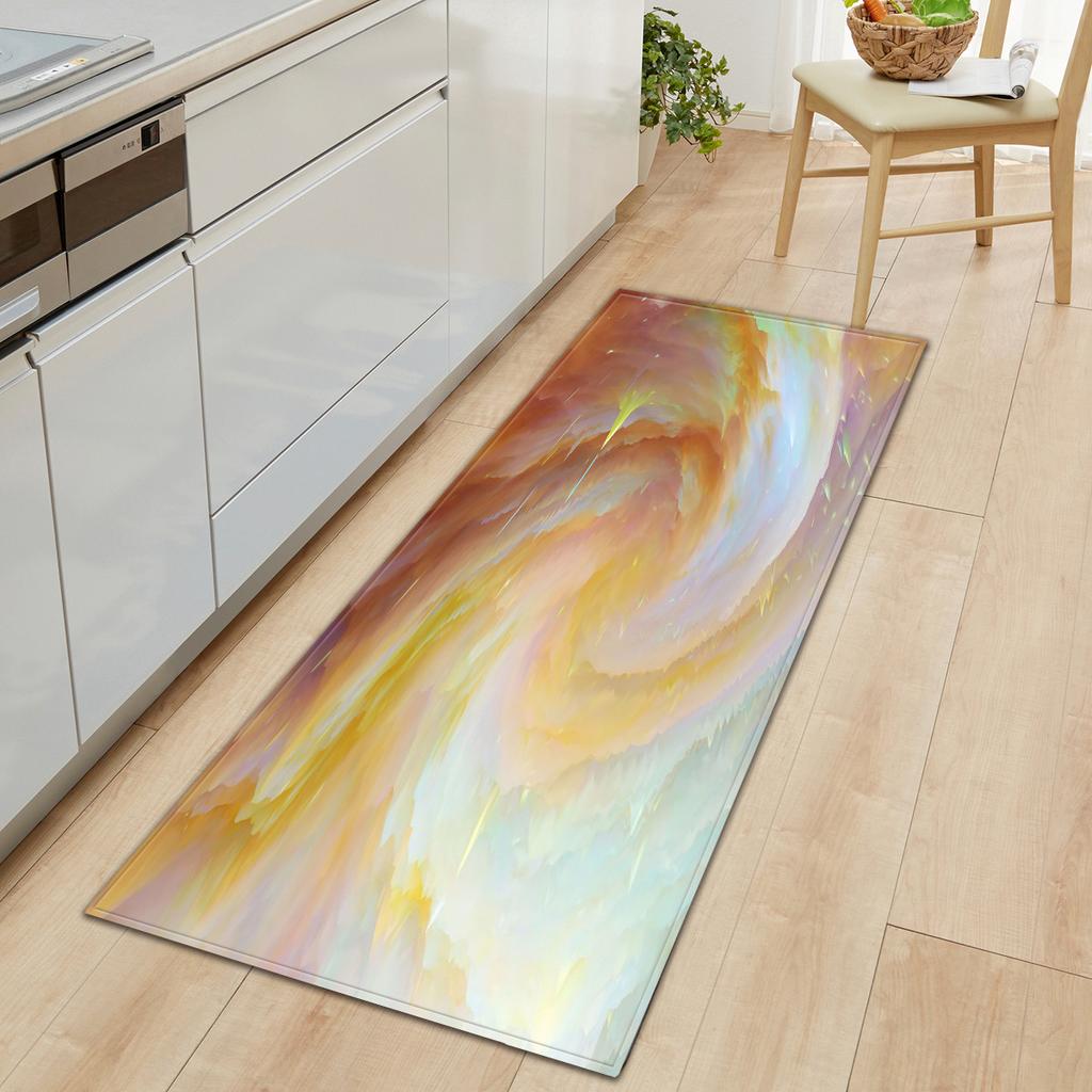 Kitchen Long Abstract Floor Mat Door Mat Carpet Floor Mat