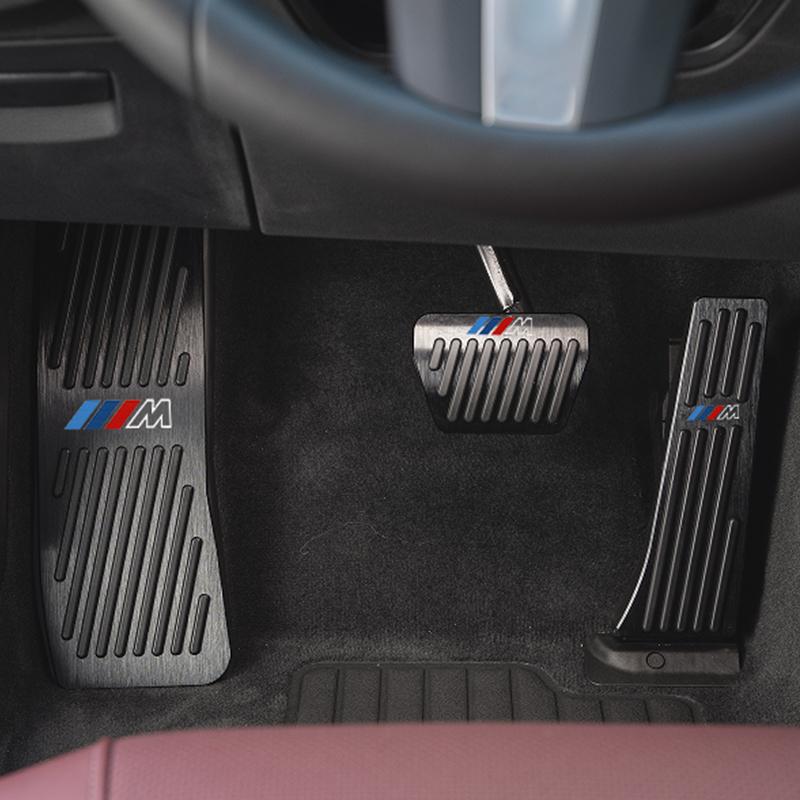 ZUWG9 2025 Hot Car Brake Foot Rest Pedal Cover Alloy Rubber Gas Pedal Protector For BMW M X1 X3 X5 X6 X7 E30 E90 M3 E84 E83 F25 E91 E6