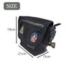 Avirex TOPGUN3 Mini-Umhängetasche, Limitierte Auflage, Herren-Umhängetasche, Crossbody-Tasche, Schwarz