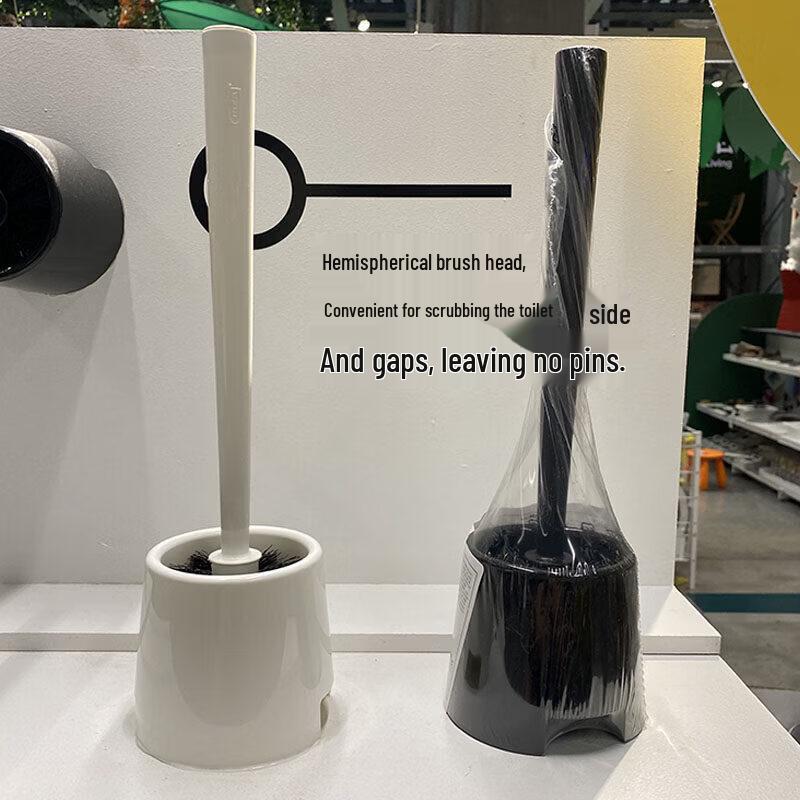 LIEI Wall-Mounted Toilet Brush Set with Base