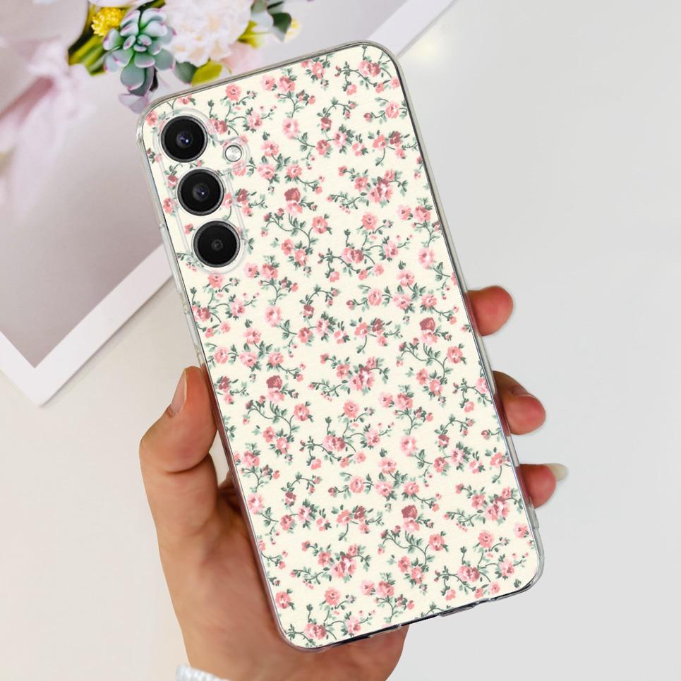 Silicone Case For Samsung Galaxy M34 5G Cases Fashion Cartoon Pattern Phone Cover For Samsung M34 5G SM-M316B Soft Transparent