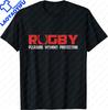 Funny Rugby Never Underestimate A Girl Who Plays Rugby TShirt Fashion Loose Women Gift TShirt Ropa Hombre