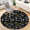 1pc Batman Office Round Area Rug, Under Office Chairs Bedroom Living Room Home Decor, Room Deco, Available in Various Sizes068
